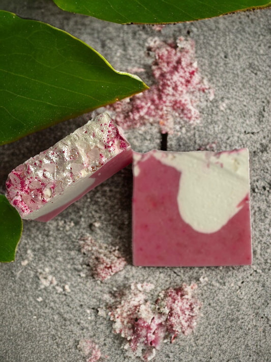 Pink Salt & Waterlily Cold Processed Soap