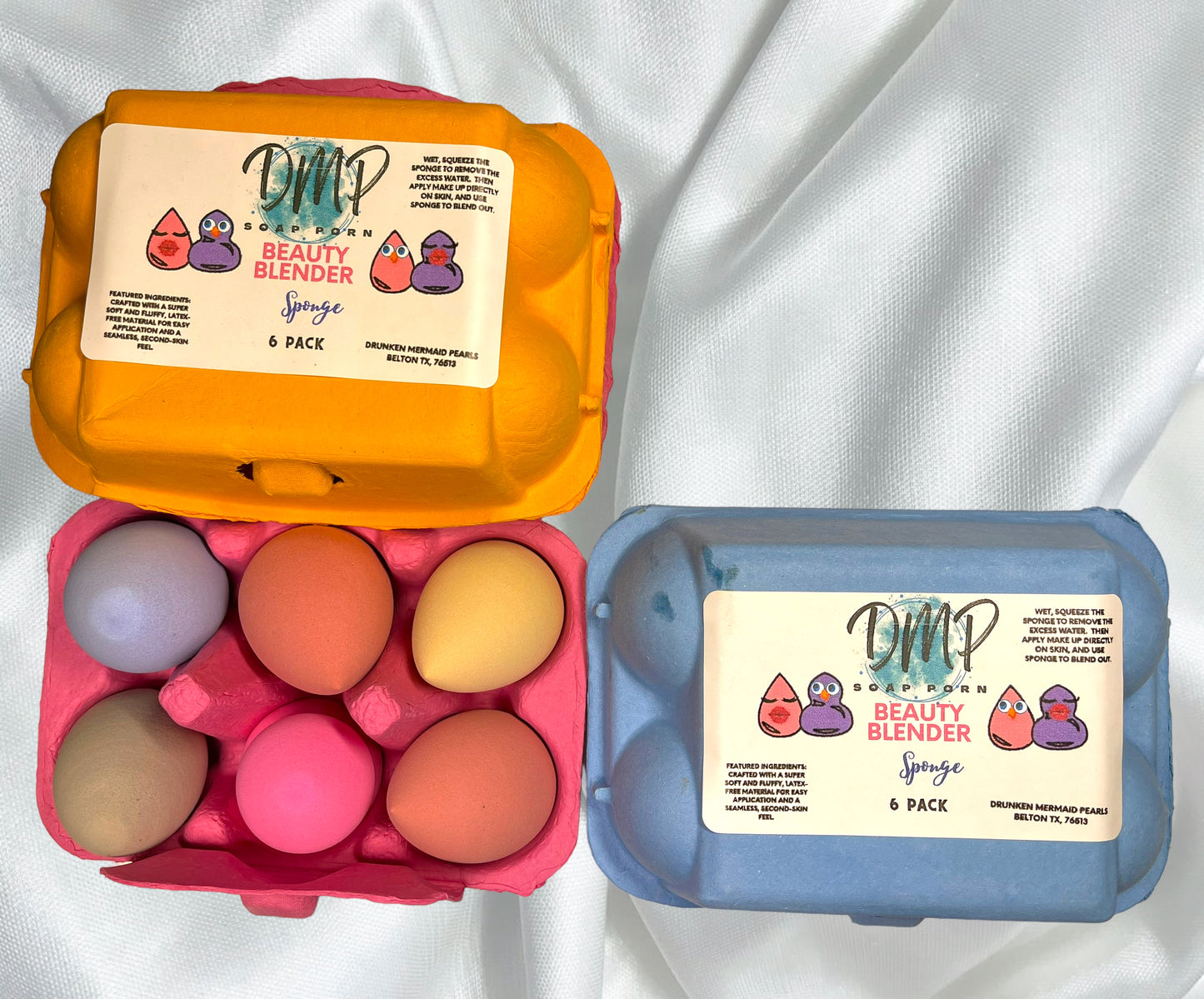 6 Pack Of Large Makeup Blenders